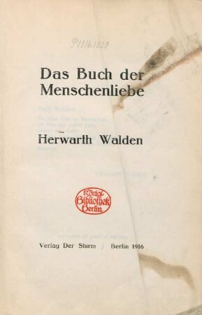 Das Buch der Menschenliebe