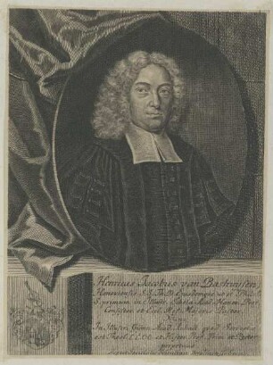 Bildnis des Henricus Jacobus van Bashuijsen