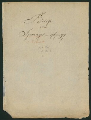 Briefe an Friedrich Nicolai : 20.03.1767-16.09.1797