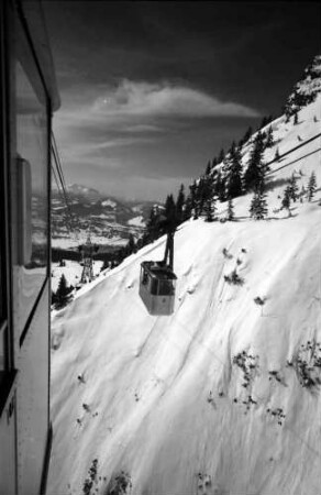 Oberstdorf: Begegnung der Kabinen
