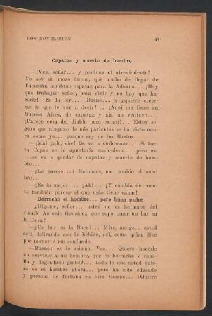 Capataz y muerto de hambre