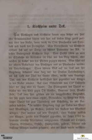 1. Kirchheim unter Teck