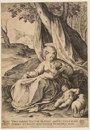 Maria mit dem Christuskind und dem jungen Johannes dem Täufer