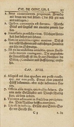 Caput XVIII.