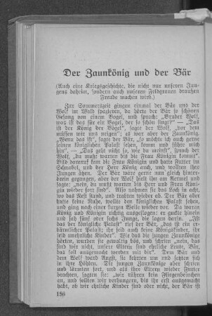 Der Zaunkönig und der Bär