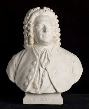[Büste von Johann Sebastian Bach] : Joh. Seb. Bach