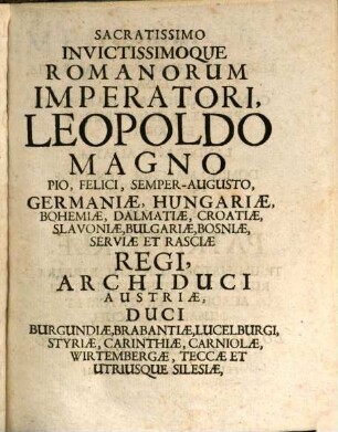 Michaelis Bernhardi Valentini Med. D. ... Pandectæ Medico-Legales, Sive Responsa Medico-Forensia ex archivis Academiarum celebriorum scriptisque probatissimorum Medicorum deprompta, ac Exterorum gratia Latinitate donata : Cum Introductionibus Generalibus, Cuilibet Classi Praemissis. Opus Non Iure-Consultis tantum & Medicis, sed reliquarum quoque Facultatum Cultoribus proficuum & valde necessarium, [1]