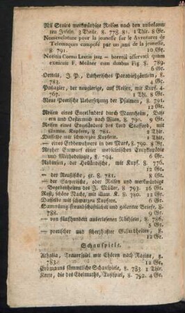 Schauspiele