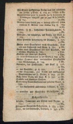 Schauspiele