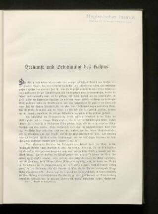 Herkunft und Gewinnung des Rahms.