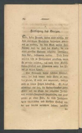 2. Fortsetzung des Vorigen