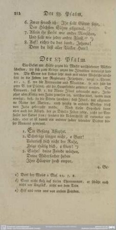Der 83. Psalm