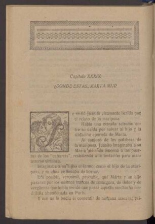 Capítulo XXXIX - ¿Donde estas, Marta mía?