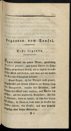 Legenden vom Teufel.