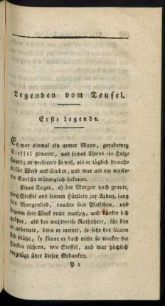 Legenden vom Teufel.