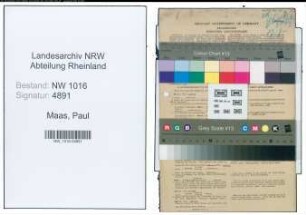 Entnazifizierung Paul Maas , geb. 05.12.1902 (Installateur)