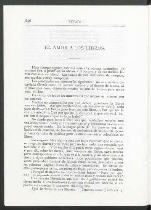 El amor a los libros