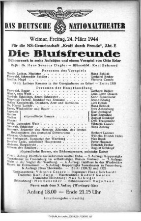 Die Blutsfreunde