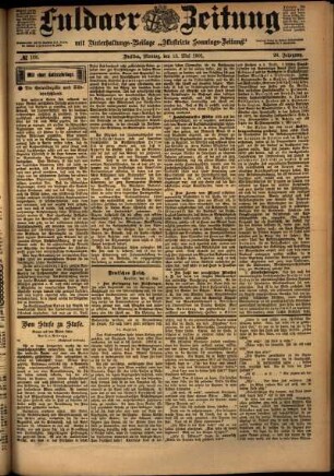 Ausgabe vom Montag, den 13. Mai 1901.