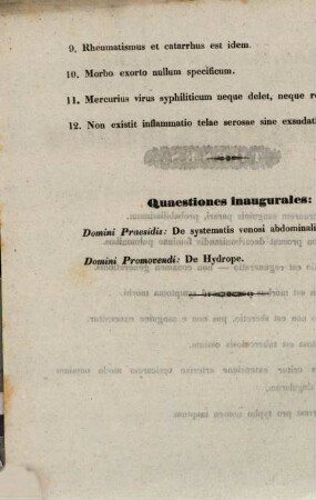 Joan. Bapt. Weissbrod ... ad disputationem publicam se praeside pro summis in medicina, chirurgia et arte obstetricia honoribus rite obtinendis a ... Carolo Martin ... habendam ... invitat : [Insunt theses medicae]
