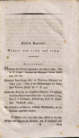 Über die früheren strengen Winter und über die strengen Winter des 18. Jahrhunderts bis zum Winter von 1776, 2. Abth.. Ueber die strengen Winter der letzten 20 Jahre des 18. Jahrhdts