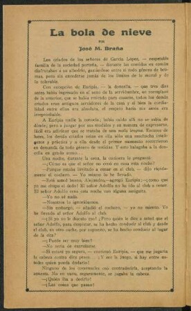 La bola de nieve