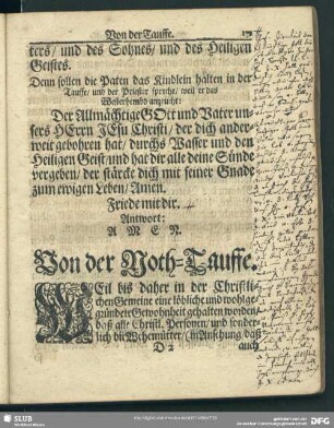 Von der Noth-Tauffe