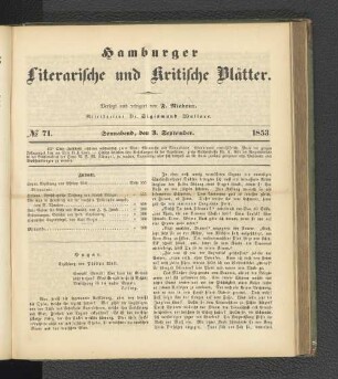 No. 71. 3. September 1853