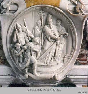 Szene aud dem Leben des heiligen Ambrosius