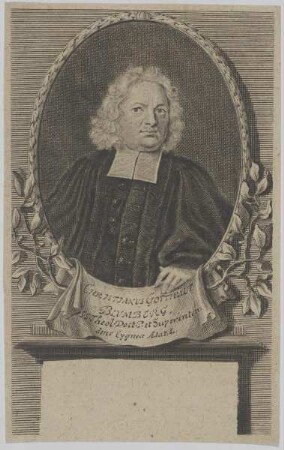Bildnis des Christianus Gotthilf Blumberg