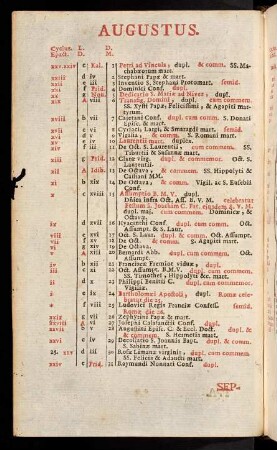 Rubrikæ Generales Breviarii.