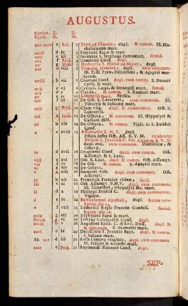 Rubrikæ Generales Breviarii.