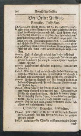 Der Dritte - Fünffte Auffzug.