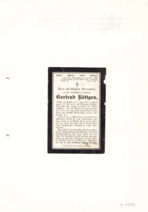 Röttgen, Gertrud