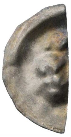 Fundmünze, Brakteat, 1200 - 1300
