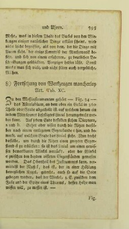 8) Fortsetzung von Werkzeugen mancherley Art