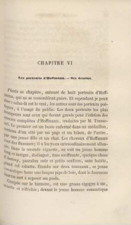 Chapitre VI. Les portraits d'Hoffmann ...