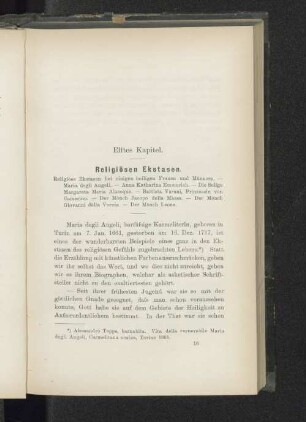 Elftes Kapitel. Religiösen Ekstasen.