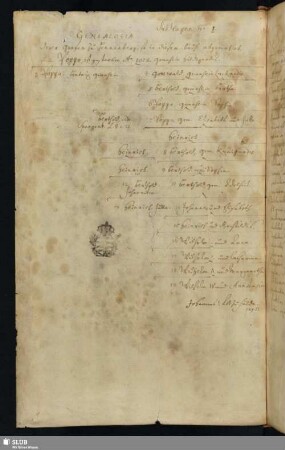 Genealogia derer Grafen zu Hennenberg
