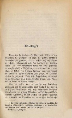 Geschichte Thüringens zur Zeit des ersten Landgrafenhauses : (1039 - 1247)