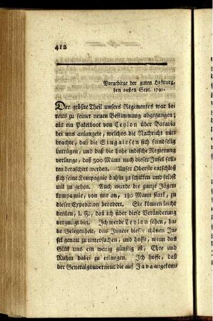 Vorgebirge der guten Hofnung, den 20sten Sept. 1791.