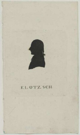 Bildnis des Johann Friedrich Klotzsch
