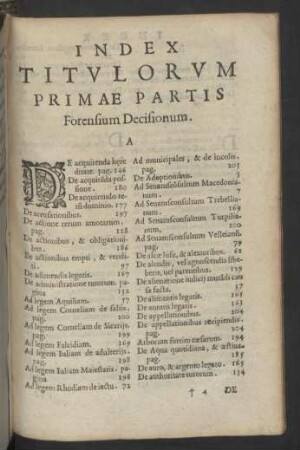 Index Titulorum