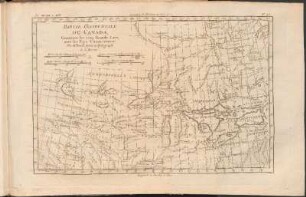 Partie Occidentale Du Canada, contenant les cinq Grands Lacs, avec les Pays Circonvoisins