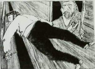 Illustration zum Zyklus 'Das Bildnis' von N.W.Gogol