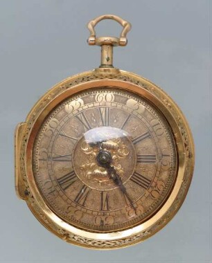 Taschenuhr mit Übergehäuse, Henry Fish, London, um 1750