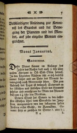 Monat Januarius.