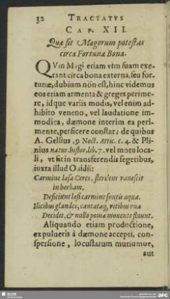 Cap. XII. Quae sit Magorum potestas circa Fortunae Bona