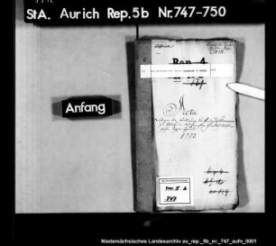 Die Forderung des Pastors Schomerus zu Osteel