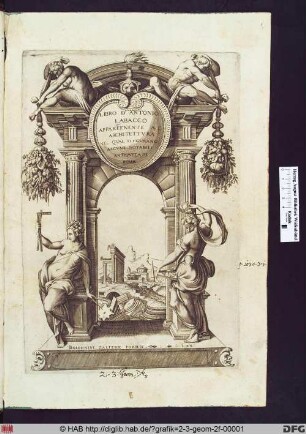 Libro d'Antonio Labacco appartenente al'architettura nel qual si figurano alcune notabili antiquita di Roma.